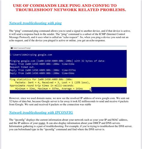 IMG 4069 - Practical of CN - USE OF COMMANDS LIKE PING AND CONFIG TO ...