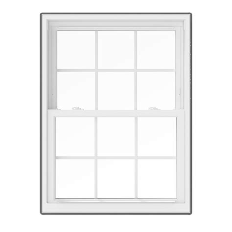 Pella 150 Series 29-1/2-in x 69-1/2-in White Vinyl Replacement Double ...