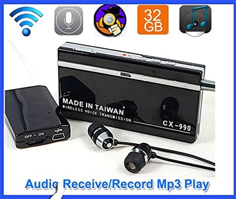 NPC UHF RF Audio Bug with Recording - 24 Hrs Voice Transmission, Live ...