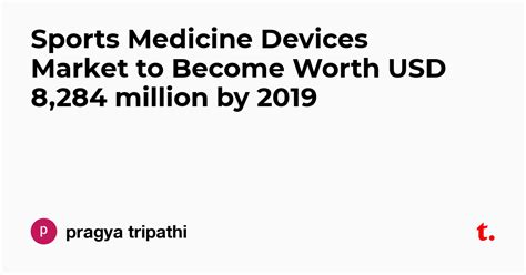 Sports Medicine Devices Market to Become Worth USD 8,284 million by ...