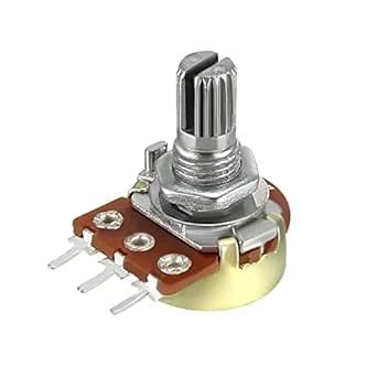 QBM Potentiometer, Single Variable Resistor (Round), (Pack of 5) (B10K ...