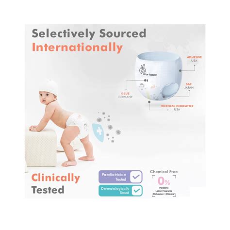 R for Rabbit Feather Tape Style Diapers (Fits Baby from 0 to 5 Kg ...