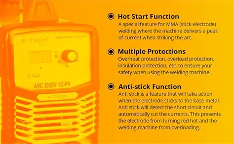 S-Tech Weld Dual-phase Inverter ARC Welding Machine (IGBT) 300A,1-2 ...