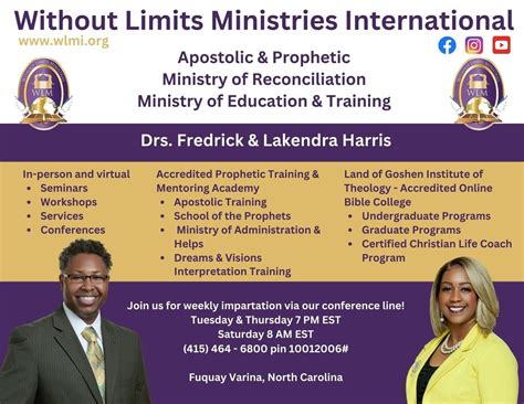 Prophetic Bootcamp & Protocols Training, 1100 Marco Dr, Apex, NC 27502 ...