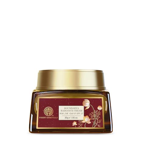 Forest Essentials Soundarya Radiance Cream with 24K Gold 30g (Anti ...
