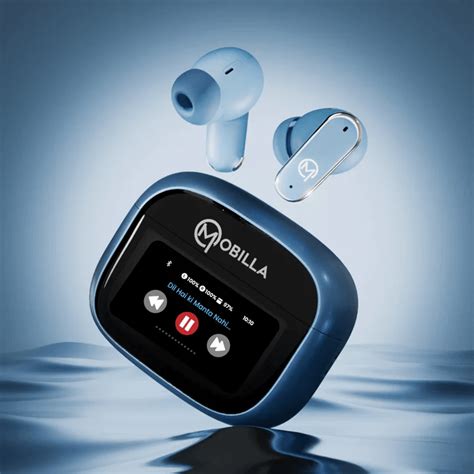 Mobilla MBuds Elite Display TWS Earbuds with ANC+ENC