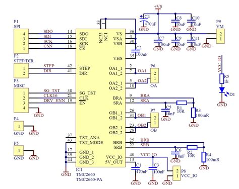 TMC2660-BOB: Stepper, 2A/Phase @ 9 ~ 30V