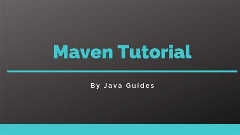 Maven Fundamentals 的图像结果