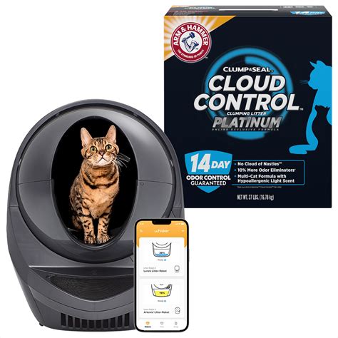 Litter-Robot 3 WiFi Enabled Automatic Self-Cleaning Cat Litter Box ...