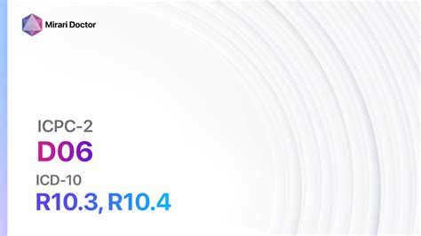 D06 Abdominal pain localized other (ICD-10:R10.3, R10.4)