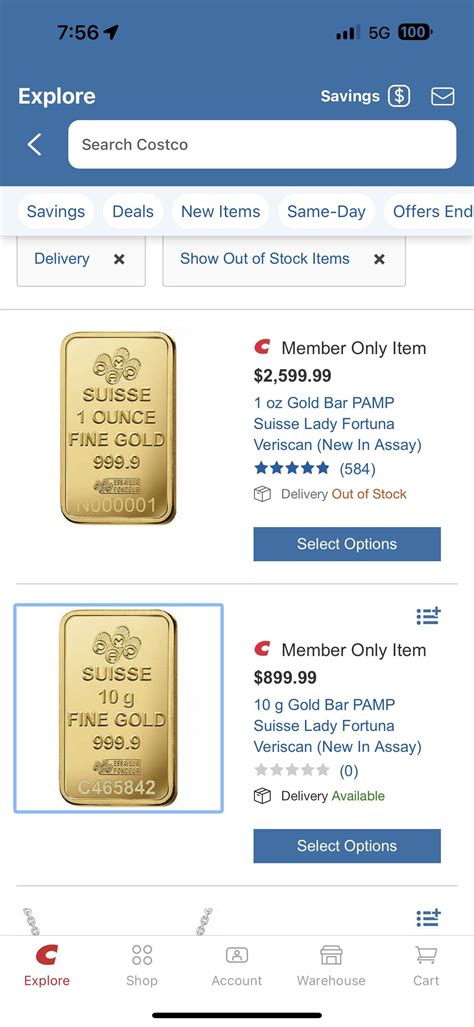 New 10g bar from Costco : r/Gold
