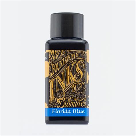 DIAMINE INK BOTTLE-FLORIDA BLUE, 30ML : Amazon.in: Office Products