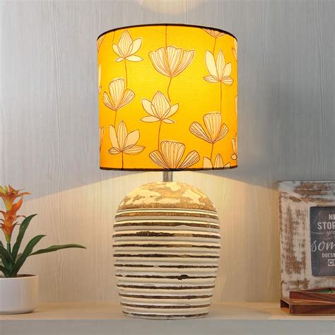 Buy HOMESAKE Wooden Table Lamp from Homesake at just INR 2198.0