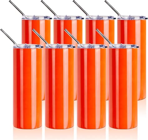 Amazon.com | PYD Life 8 Pack 20 OZ Neon Skinny Tumbler Sublimation ...