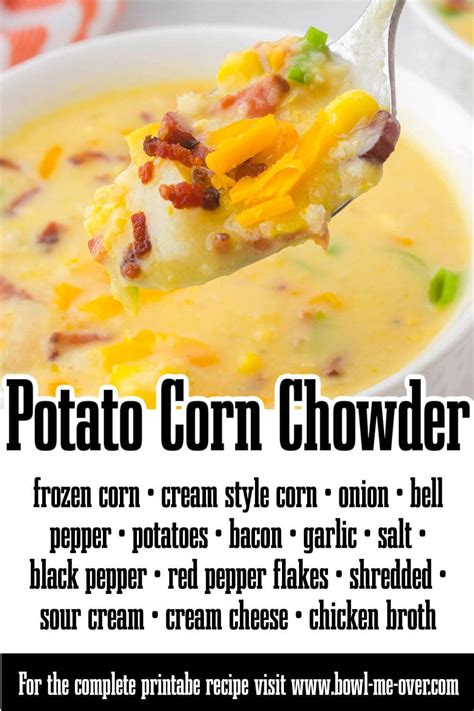 Image result for Corn Chowder Over Fries