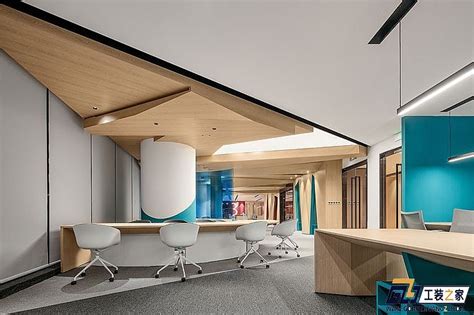 600平米办公室装修案例_效果图-科技与现代|办公室设计-意辰装饰