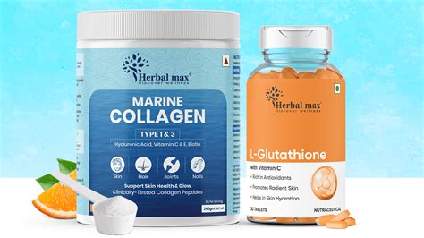 Boost Skin with L-Glutathione with Vitamin C + Marine Collagen