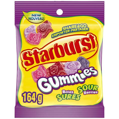164 g Starburst Gummies sours - Mart31