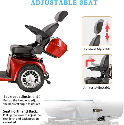 Dvsripa Heavy Duty 3 Wheel Scooter for Adults,All Terrain India | Ubuy