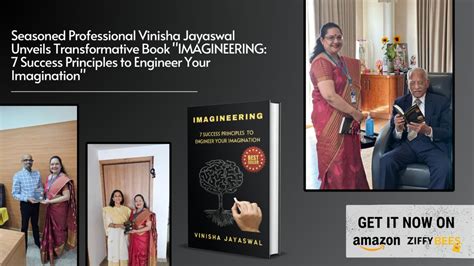 Seasoned Professional Vinisha Jayaswal Unveils Transformative Book ...