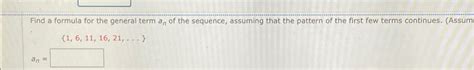 Finding General Term for Number Pattern 的图像结果