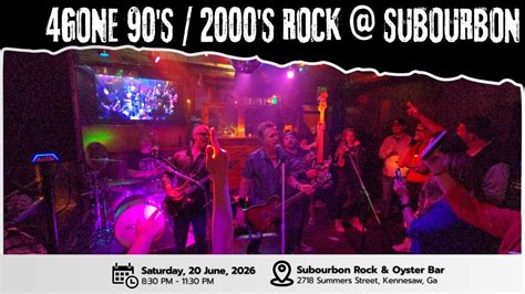 90s & 2000s ROCK at SuBourbon Rock & Oyster Bar, SuBourbon Rock ...