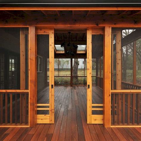 Creative Sliding Door For Any Homeowners Home to Z | Porch design ...