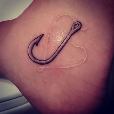 fish hook tattoo ideas female
