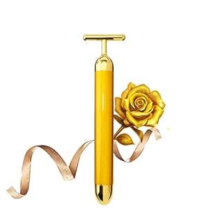 Corceptive 24K Gold Energy Beauty Bar Electric Vibration Facial Massage ...