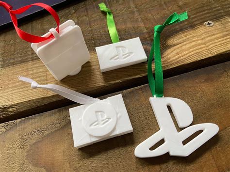 Sony PlayStation Generations Christmas tree decorations (6pc) Xmas ...