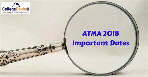 ATMA 2018 Important Dates: Result on June 2 | CollegeDekho