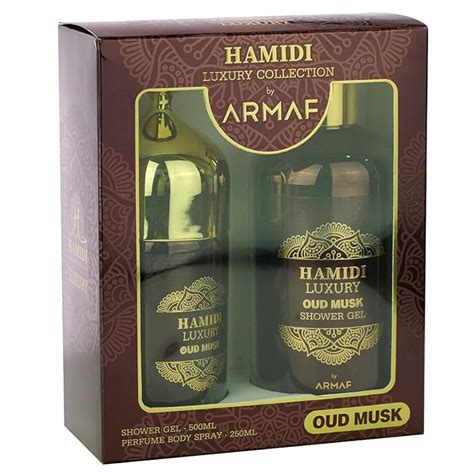 Buy Hamidi Non-Alcoholic Oud Musk 500ML Shower Gel + Oud Musk 250ML ...
