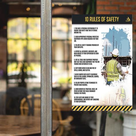 Gotsafety Workplace Safety Poster 24 X 32 Clear Guidelines Safe ...