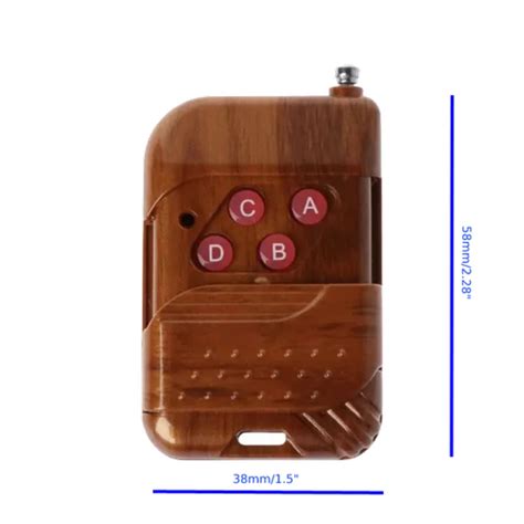Wireless Remote Control - 4 Way Digital Wireless Remote Control Switch ...