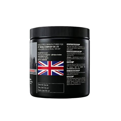 BRITPRO London Glutamine 250G – All Time Nutrition