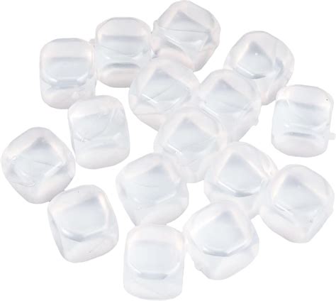 Amazon.com: 30 PCS Reusable Ice Cubes for Drinks - Refreezable Plastic Ice Cubes to Cool Drinks ...