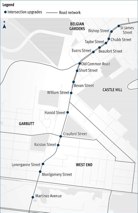 North Ward Road (Townsville), various locations (Stage 1), improve intersections | Department of ...