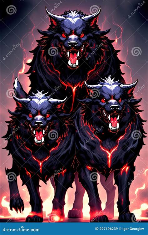 Cerberus the Hound of Hades, Three Headed Monster Dog of Myth and ...