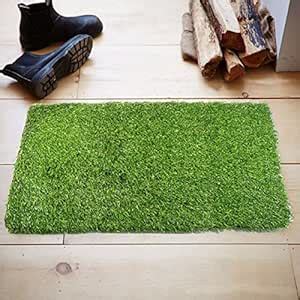 Kuber Industries PVC 35 MM Artificial Grass Door Mat - 24"x 15", Green ...