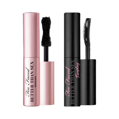 Too Faced - Better Than Sex Mascara & Foreplay I Rejsestørrelse - Mascara
