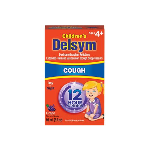 Delsym Cough Syrup With Honey at Zane Onus blog
