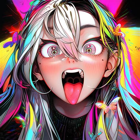 ZF Puhi female anime character with ahegao face ex by ZFPuhi on DeviantArt