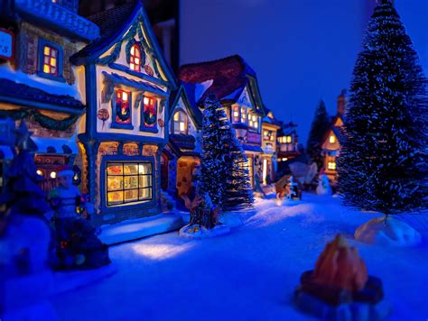 Snowy Christmas Village