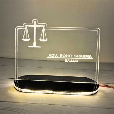 Personalized Hologram Lamp - Gift for Advocate – Zesta Neon