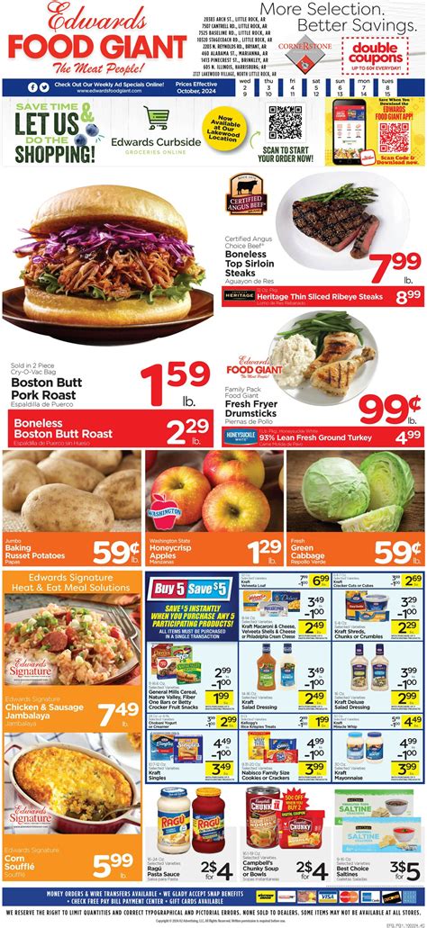 Edwards Food Giant Ad Circular - 10/02 - 10/15/2024 | Rabato