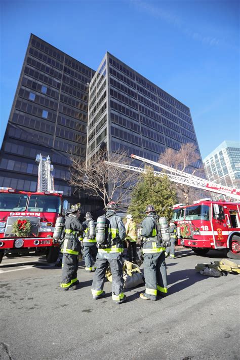 Boston firefighter injured in Fidelity high-rise fire by South Station ...