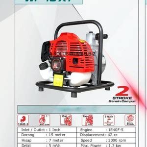 Jual Mesin pompa air besar alkon wp 10xt 2 tak big pump irigasi 1 inch ...