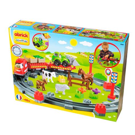 Igračka za dečake Ecoiffier set voz i životinje SM003068 | Volim svoj dom