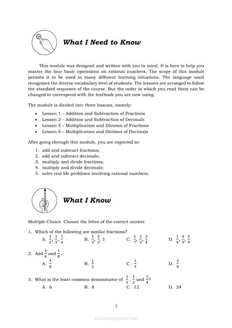Image result for Math 7 Module 6