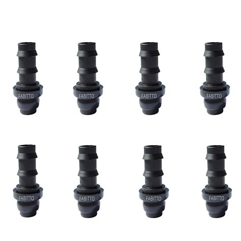 FABITTO 16mm Drip Irrigation Pipe Rubber Grommet Start Connectors ...